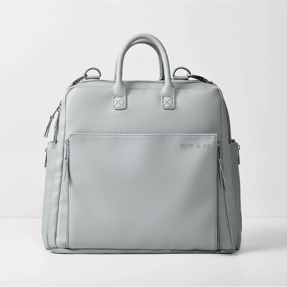 Ayla and Co Vegan Leather Diaper Bag
